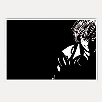 Death Note Black and White (18x12) Paper Print - Abstract posters in ...