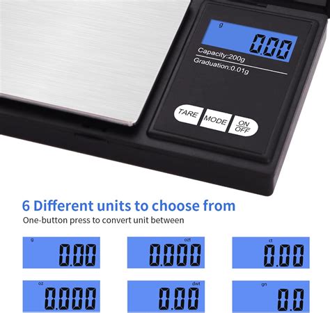 Digital Gram Scale,200g 0.01g/0.001oz Weight Scale Gram and Ounce ...
