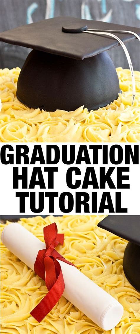 Image result for Graduation Hat Cake Tutorial