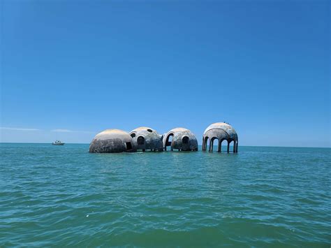 Cape Romano dome houses reclaimed by the ocean : r/reclaimedbynature