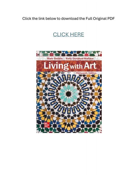 Living with Art 13th Edition PDF