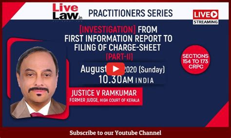 [LIVE NOW]Practitioner Series: [Investigation] From First Information ...