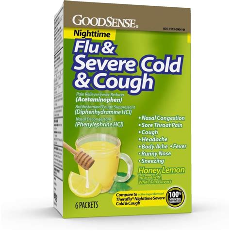 GoodSense Nighttime Severe Cold, Flu and Cough, Pain India | Ubuy