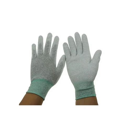 ESD Gloves - Nylon PU Top Fit Gloves Manufacturer from Greater Noida