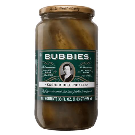 Bubbies Kosher Dill Pickles (1L) – Lifestyle Markets