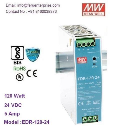 LRS-100-24 Meanwell Power Supply 100W SMPS - LRS-100-12 Meanwell SMPS ...