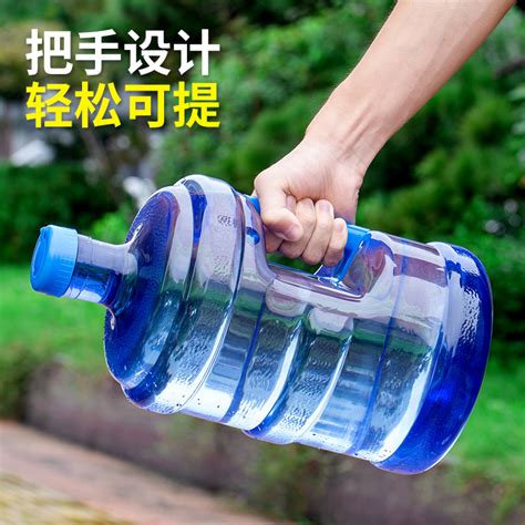 家用饮水机桶手提式加厚带盖桶装水桶纯净水桶自助打水桶食品级桶_虎窝淘