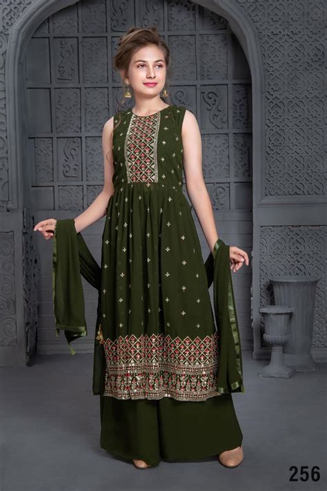 Aaradhna Vol 36 Kids Wear Georgette Designer Lehenga Collection ...