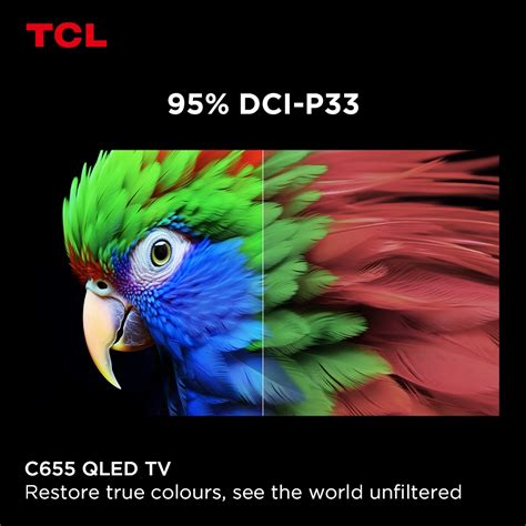 Buy TCL 139.7 cm (55 inch) QLED Smart Google TV, 55C655, Black at ...