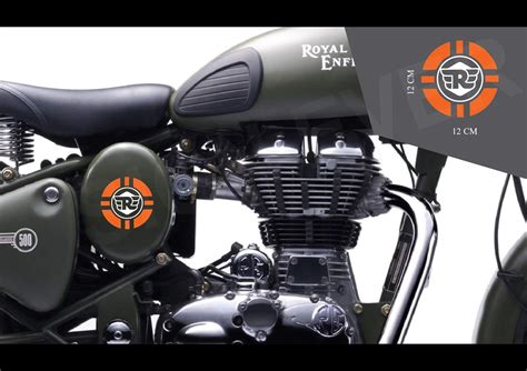 SIGN EVER Re Logo Bike Stickers Compatible for Royal Enfield Bullet ...