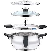 Buy Vinod Magic Stainless Steel Smart 3 in 1 Pressure Cooker 3.5 Litre ...