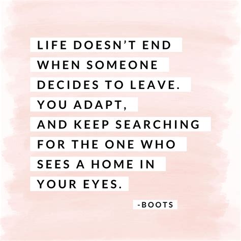 "Life Doesn't End..." Canvas - Poetry By Boots