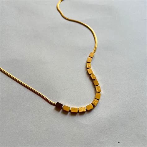 18KT Gold Plated Love Track Necklace – Kera Jewels