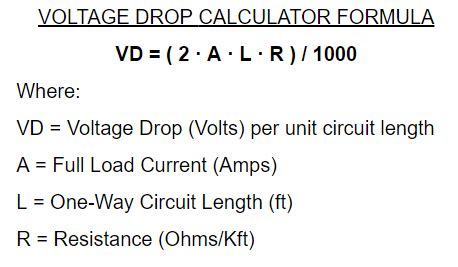 Permissible Voltage Drop - energypedia