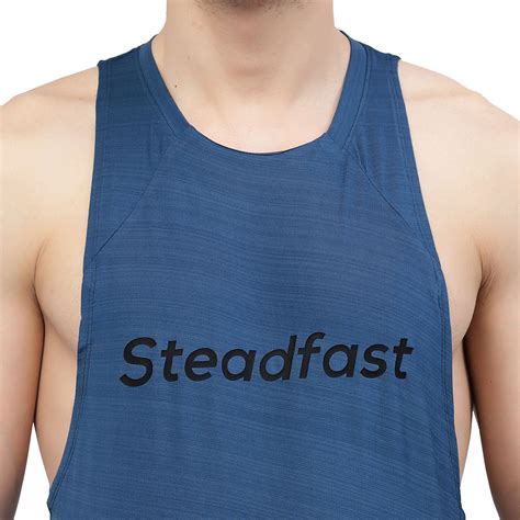 Deep Cut Sleeves Stringer | Blue Stringer for Workout – Steadfast Nutrition