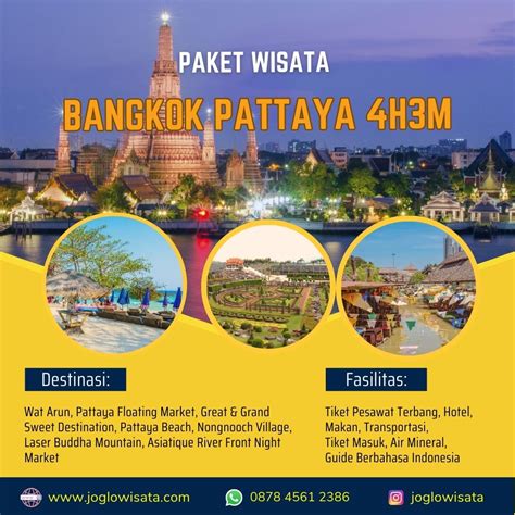 10 Tips Wisata Ke Thailand Untuk Pertama Kali | Joglo Wisata
