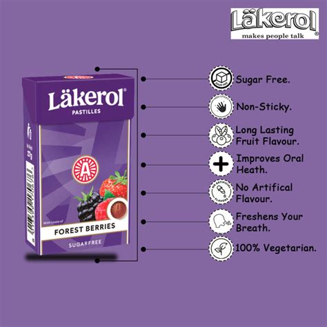 Sugar Free Pastilles (Forest Berries) 27g - Noble Foods