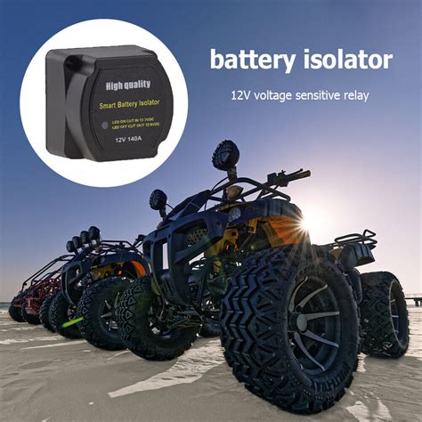 12V 140A VSR Voltage Sensitive Relay Car Dual Battery Isolator Protect ...