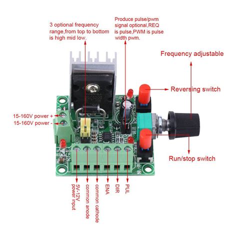 Stepper Motor Driver Speed Board Controller Pulse – REES52