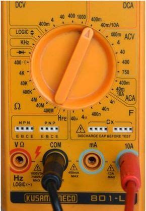 Using a Digital Multimeter to Detect Current Ina Wire 的图像结果