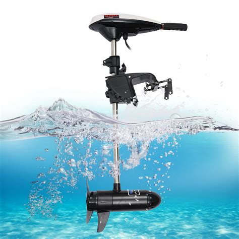 Buy Electric Outboard Trolling Motor 12V 45LBS Outboard Motor Engine ...