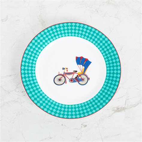 Buy Raisa Retro Printed Side Plate from Home Centre at just INR 199.0