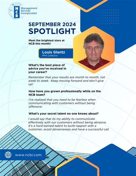 #employeespotlight | NCB Management Services, Inc.