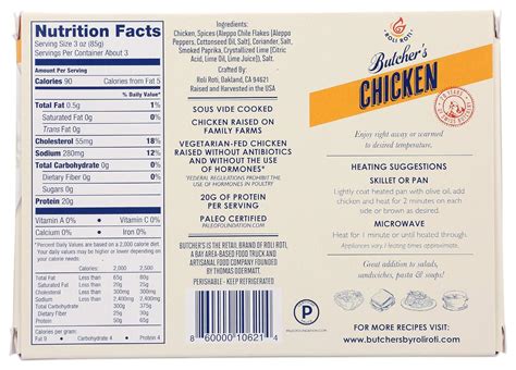 Buy ROLI ROTI Chile Lime Chicken Breast, 9 OZ Online at Lowest Price in ...