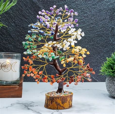 Buy HindCraft Chakra Tree, Crystal Tree for Positive Energy - Crystals ...