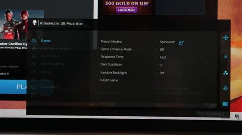 Image result for Alienware Monitor Image Retention 3821Dw