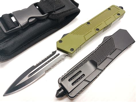 Special Ops OTF Dual Action Knife with Double Edged Dagger B