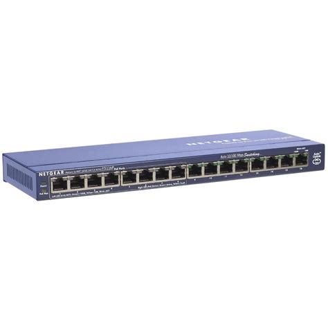 Netgear FS116P ProSafe 16-Port 10 100 Desktop Switch With 8-Port PoE ...