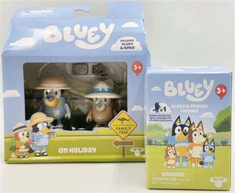 Moose toys Lot Of New Bluey Figures! New Bluey On Holiday Pack India | Ubuy