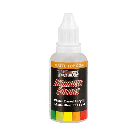 US Art Supply Clear Matte Acrylic Airbrush Paint (1 oz) - Protective ...