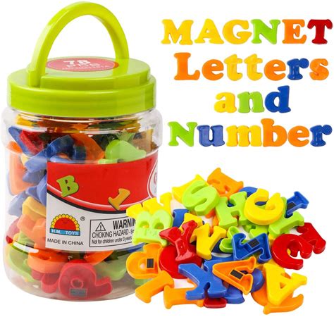ABC Learning Toys For Toddlers 238 Pcs Magnetic Alphabet Letters Set ...