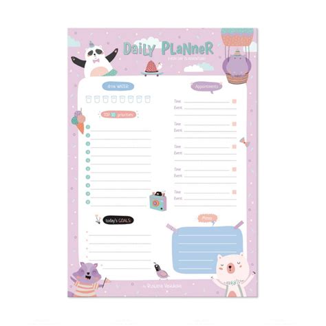 Купить Планнер А5 /Daily Planner/ Animals на 50 дней по цене 120 грн с ...