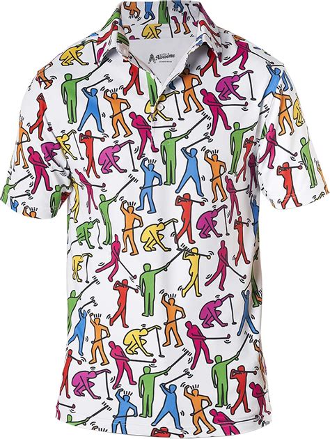 Buy Royal & Awesome Golf Polos for Men, Crazy Golf Shirts for Men ...
