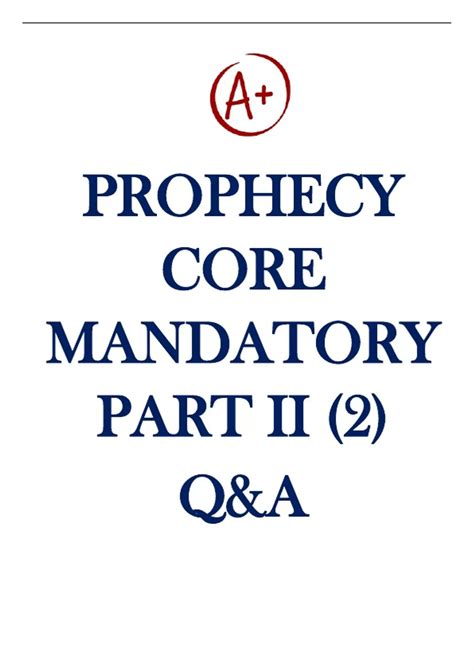 Image result for Core Mandatory 2 Test Answers