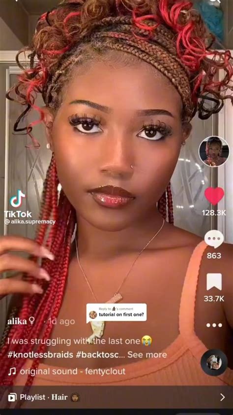 box braid tutorial 的图像结果