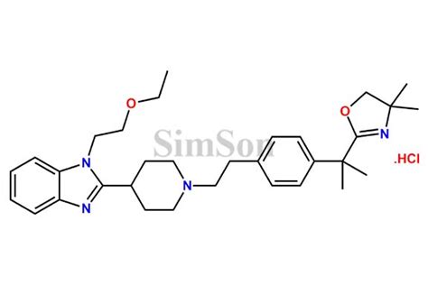 Bilastine Impurity 11 Hydrochloride Salt | CAS No- NA | Simson Pharma ...