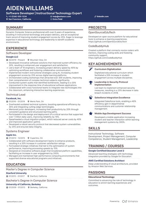 Image result for Computer Science Resume Examples