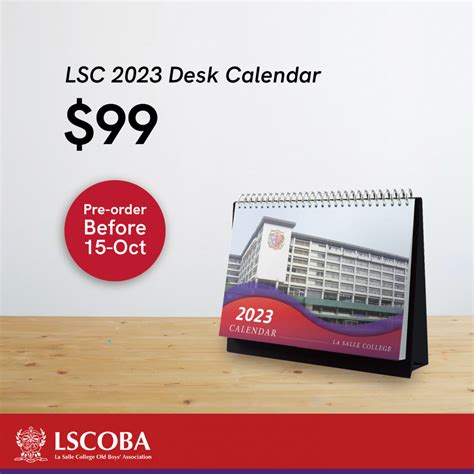 LSC 2023 Desk Calendar - LSCOBA
