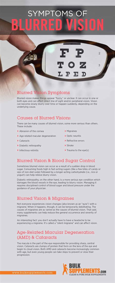 Blurred Vision Symptoms, Causes and Treatments