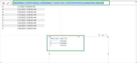 Solved: Filter by latest timestamp in each group name - Microsoft ...