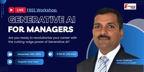 Free Live Workshop | Generative AI for Managers | 14 Dec 9 PM IST ...