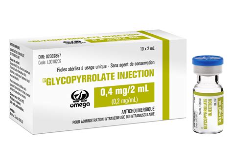 Glycopyrrolate Injection – Juno Pharma Canada Inc.