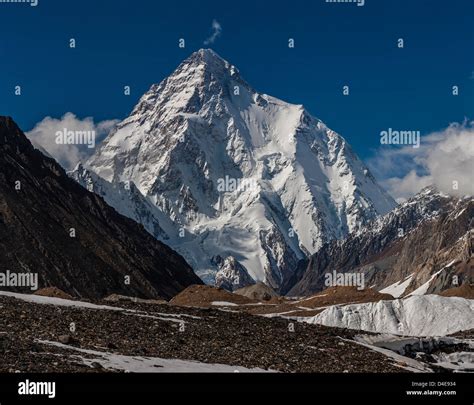 High Resolution photo of K2 8611m is the second-highest mountain on ...