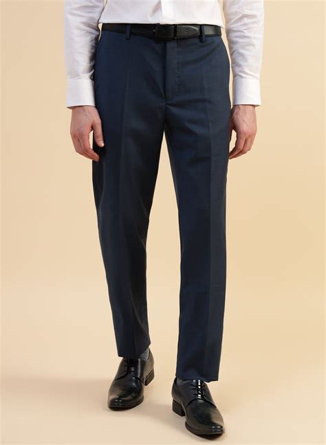 Regular fit (5018H) - Blue Gold Polywool Trouser