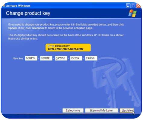 Image result for Windows XP Product Key SP2