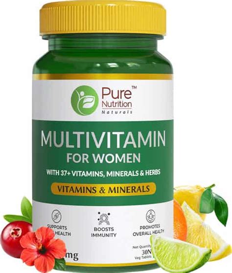 Buy PURE NUTRITION MULTIVITAMIN FOR WOMEN L WOMEN`S MULTIVITAMIN FOR ...